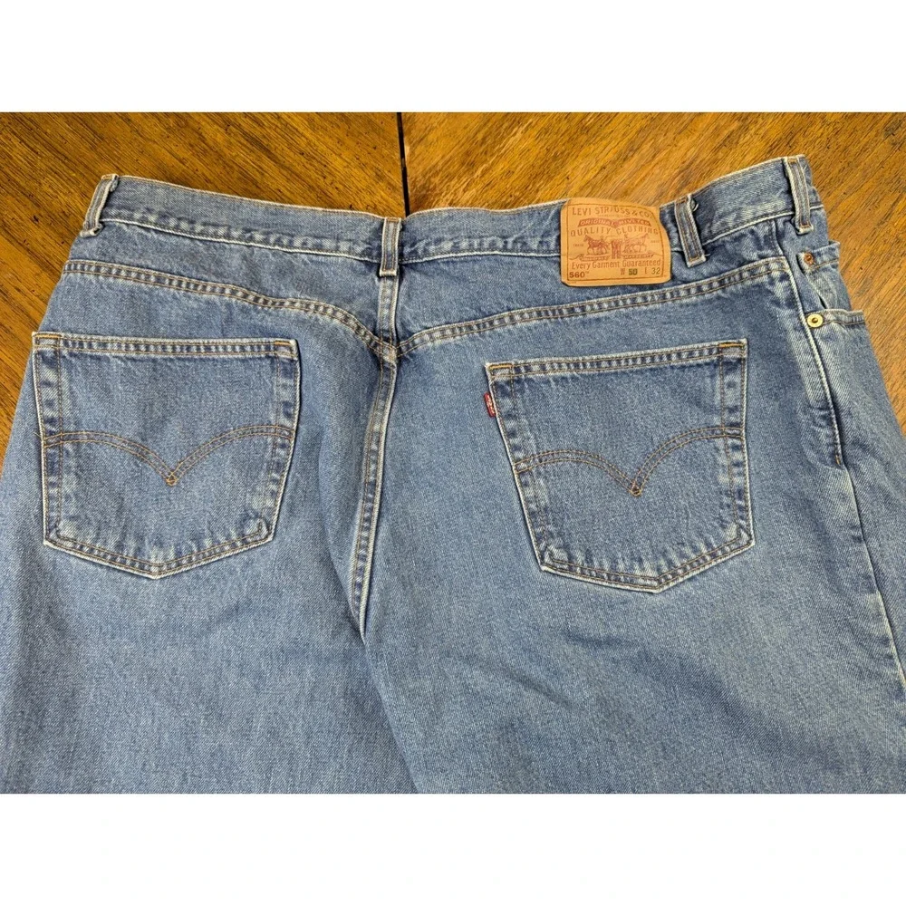 Vintage Levi's Jean 46x32‎ (Actual Measurement) 560 Loose Fit Made in USA Denim